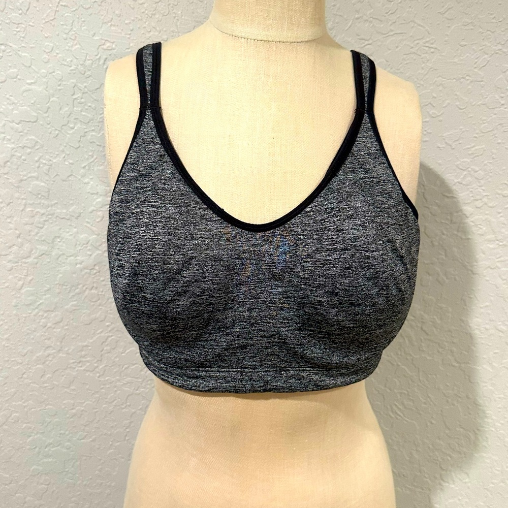 Victoria’s Secret VSX Sports Bra 38D Black Heather